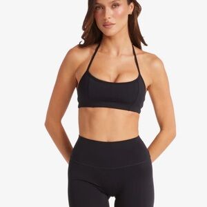 CROP SHOP BOUTIQUE Serenity Contour Halter Crop, black S